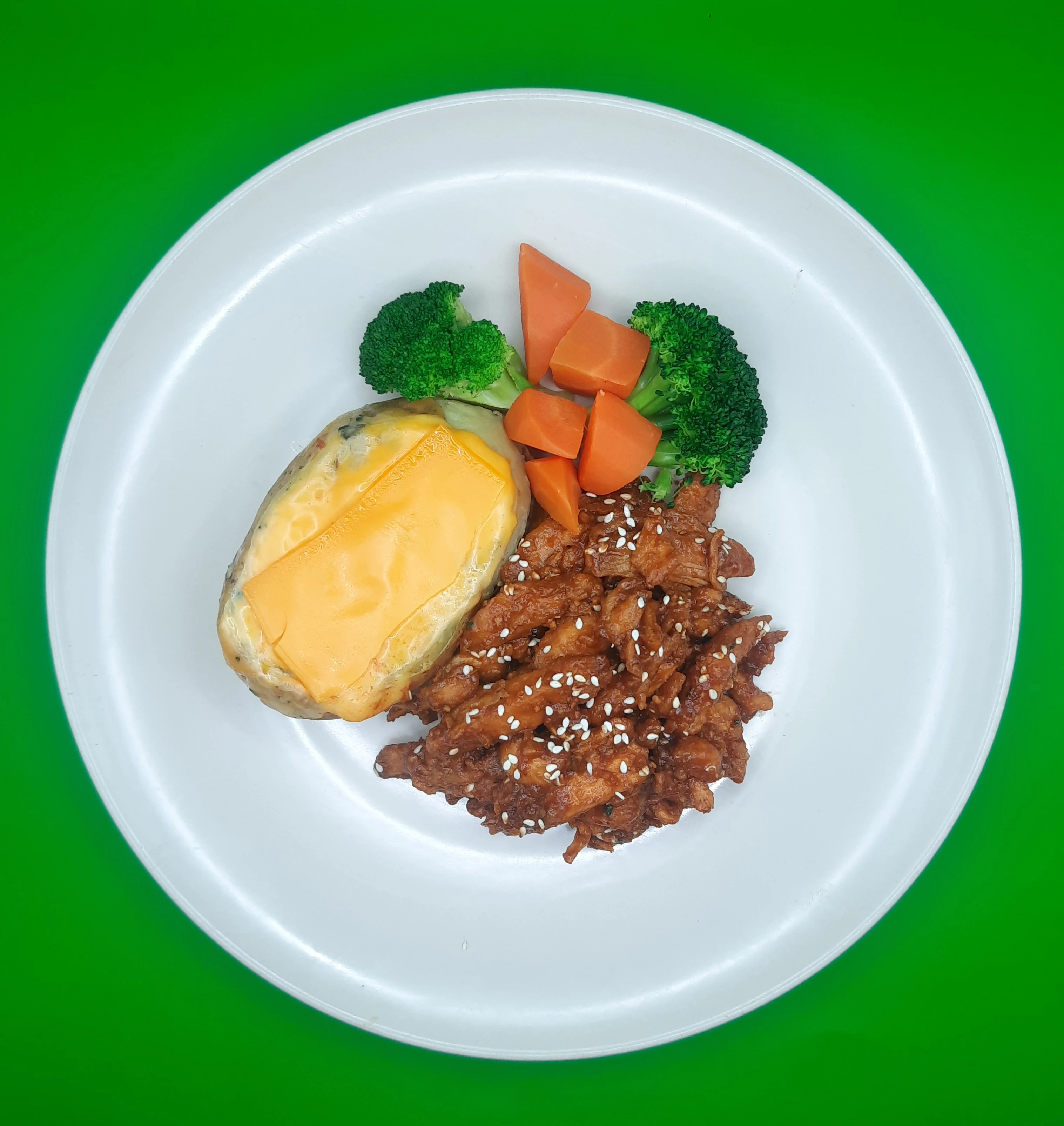 دجاج بولجوجي مع بطاطس مشوية