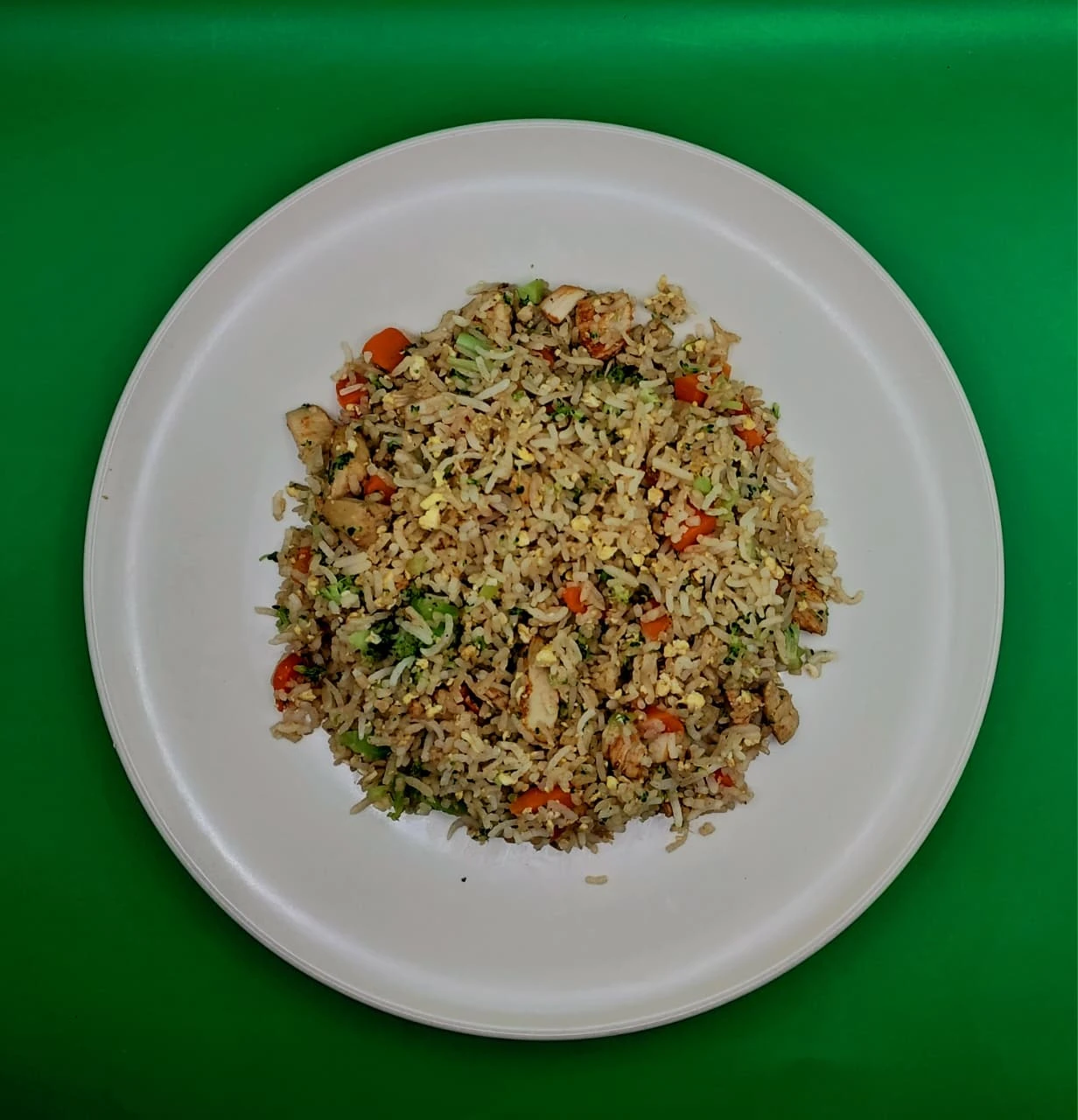 أرز مقلي بالدجاج